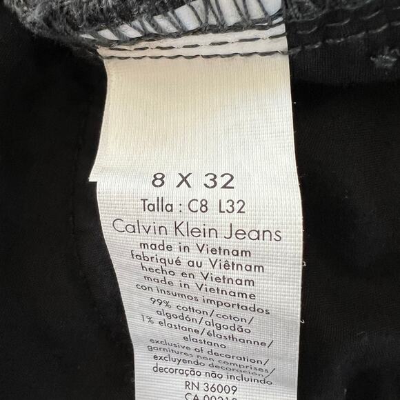 Calvin Klein Womens Straight Leg Corduroys Dark Green Size 8 Boho Goblincore - Picture 6 of 9